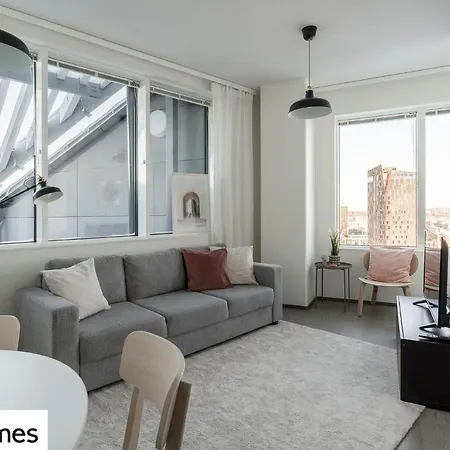 Lägenhet 2ndhomes Nokia Arena Sviitti #2 - Penthouse Apt With Amazing Views & Private Terrace Tammerfors