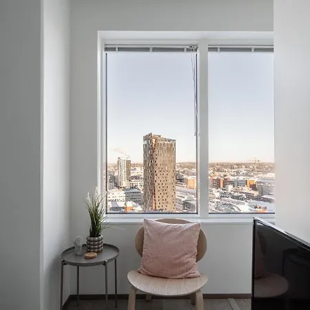 2ndhomes Nokia Arena Sviitti #2 - Penthouse Apt With Amazing Views & Private Terrace